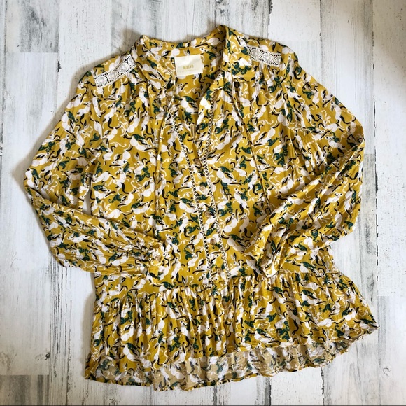 Maeve Janie Flounced Peasant Blouse - Picture 4 of 12